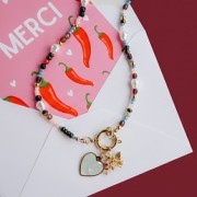 Anellini aperti 7x0.8 mm - Fabbricazione europea - Dorato con oro fino x50