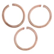 Anelli aperti 7x0,8 mm - Produzione europea - Oro rosa x50