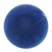 Cabochon - Cabochon rotondo di 14 mm in resina opaca - Blu reale marmorizzato x1 Cabochon rotondo di 14 mm in resina opaca - Blu reale marmorizzato x1