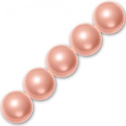 Crystal - Perline PureCrystal 5810 mm. 3 Rose Peach Pearl x20 Perline PureCrystal 5810 mm. 3 Rose Peach Pearl x20