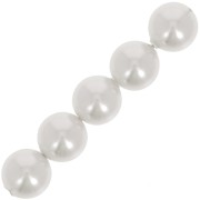 Crystal - Perline PureCrystal 5810 mm. 3 White Pearl x20 Perline PureCrystal 5810 mm. 3 White Pearl x20