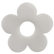 Ciondoli a fiore da 16 mm - Acciaio inossidabile 316L x2
