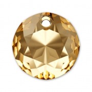 Crystal - Swarovski 6430 8 mm Crystal Golden Shadow Pendente x1 Swarovski 6430 8 mm Crystal Golden Shadow Pendente x1