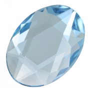 Ovale - Cabochon Swarovski 2603 14x10 mm - Acquamarina x1 Cabochon Swarovski 2603 14x10 mm - Acquamarina x1
