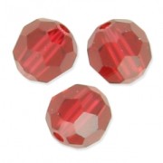 Scarlet - Swarovski 5000 perline rotonde 4 mm Scarlet x20 Swarovski 5000 perline rotonde 4 mm Scarlet x20