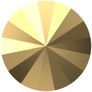 Crystal - Cabochon PureCrystal 1122 Rivoli 14 mm - Crystal Aurum x1 Cabochon PureCrystal 1122 Rivoli 14 mm - Crystal Aurum x1