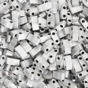 Perline Miyuki Half Tila 5x2.3x1.9mm HTL-55114 - Black Labrador Full Mat x10g