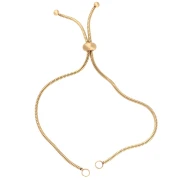 Cinghia regolabile per inserto a rete Serpentine - Acciaio inox 304 Gold x22cm