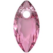 Rosa - Swarovski Ciondolo taglio marquise 6437 9x4,5 mm - Rosa x1 Swarovski Ciondolo taglio marquise 6437 9x4,5 mm - Rosa x1