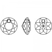 Swarovski 6430 Ciondolo da 8 mm - Cristallo blu Bermuda x72