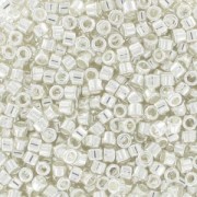 Silver Plated - Miyuki Delica 11/0 DB0551 - Bright Sterling Silver Plated pacchetto da 50g Miyuki Delica 11/0 DB0551 - Bright Sterling Silver Plated pacchetto da 50g