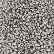 Silver Plated - Miyuki Delica 11/0 DB0038 - Palladium Plated pacchetto 50g Miyuki Delica 11/0 DB0038 - Palladium Plated pacchetto 50g