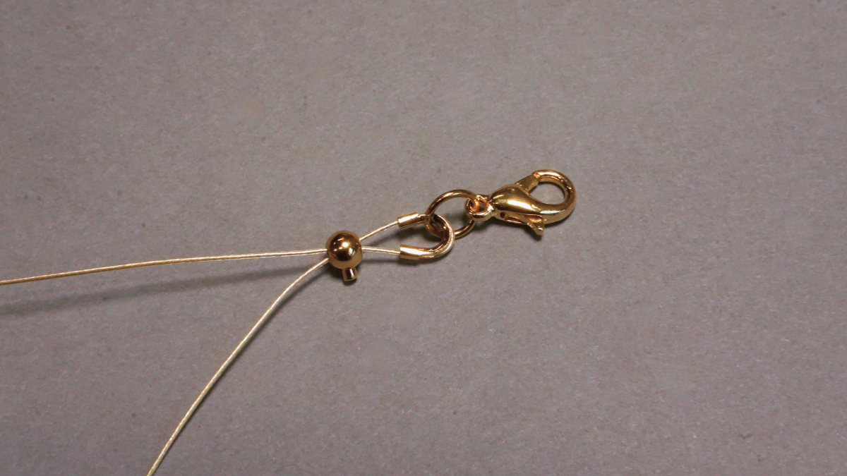 Collana con pendente in pietra semipreziosa e Perla : Tappa 2 Collana con pendente in pietra semipreziosa e Perla : Tappa 2