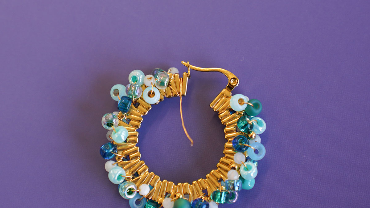 Creoli in perline e pietre naturali : Tappa 8 Creoli in perline e pietre naturali : Tappa 8