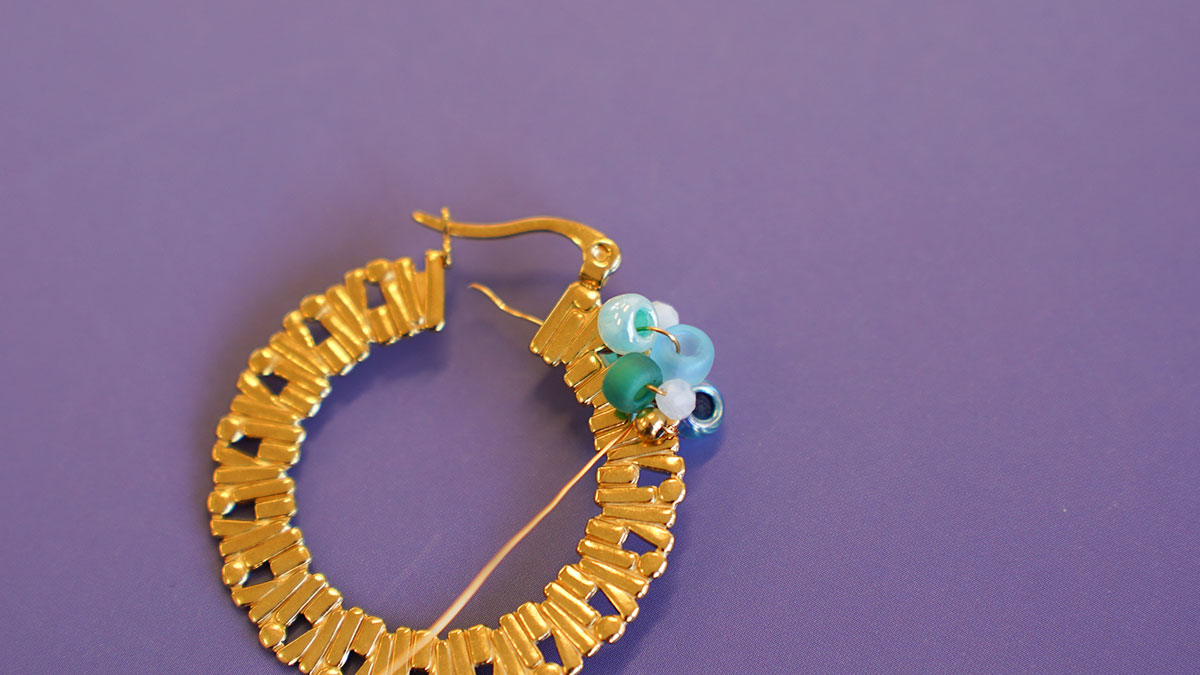 Creoli in perline e pietre naturali : Tappa 6 Creoli in perline e pietre naturali : Tappa 6