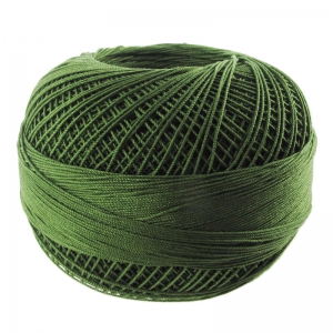 Filo cotone Lizbeth taglia 40 Dark Leaf Green n°676 x274m
