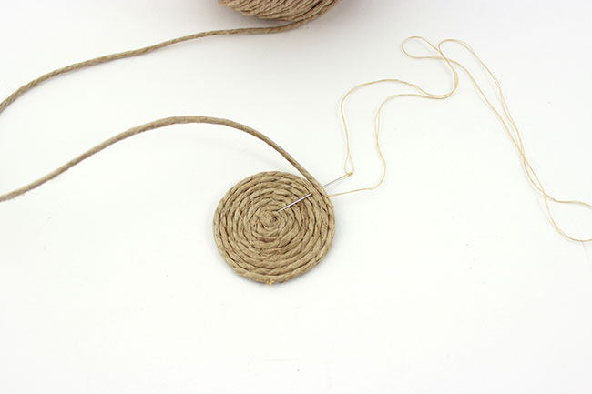 tazza in filo di canapa come cucire coupelle en fil de chanvre comment coudre