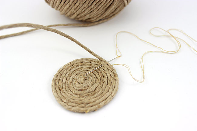 tazza in filo di canapa come cucire i dettagli coupelle en fil de chanvre comment coudre détails