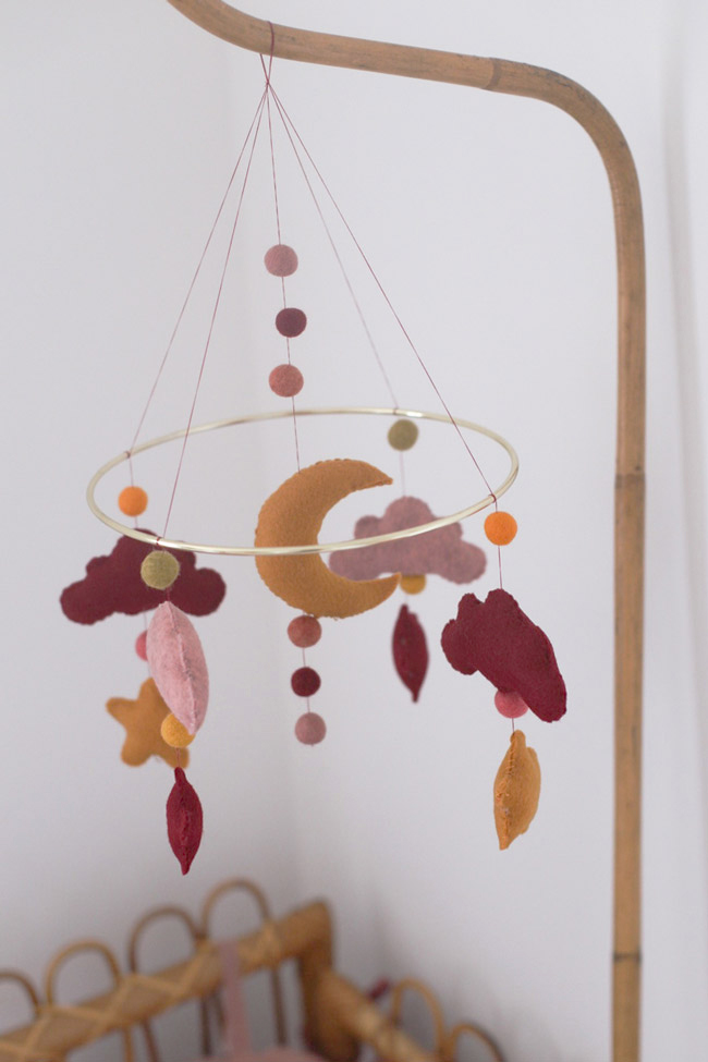 Schema Mobiletto per bambini in feltro fai da te Schema Mobiletto per bambini in feltro fai da te