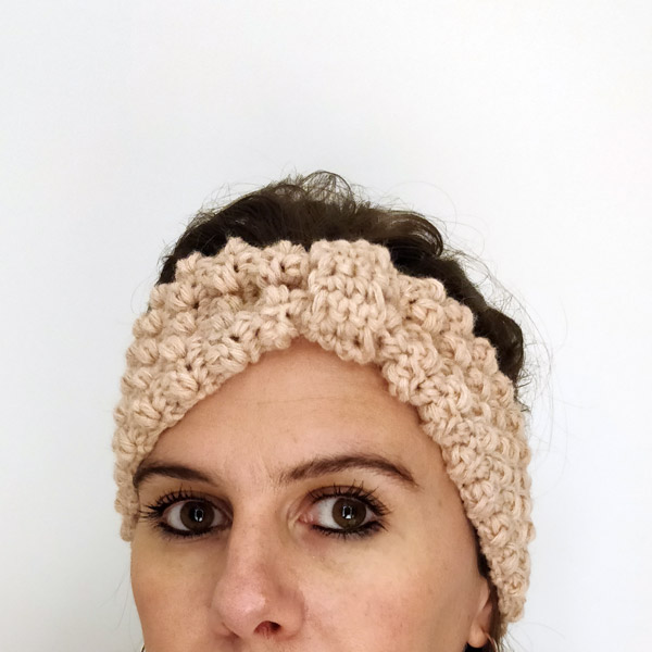 Fascia per uncinetto fai-da-te in maglia stretta Fascia per uncinetto fai-da-te in maglia stretta