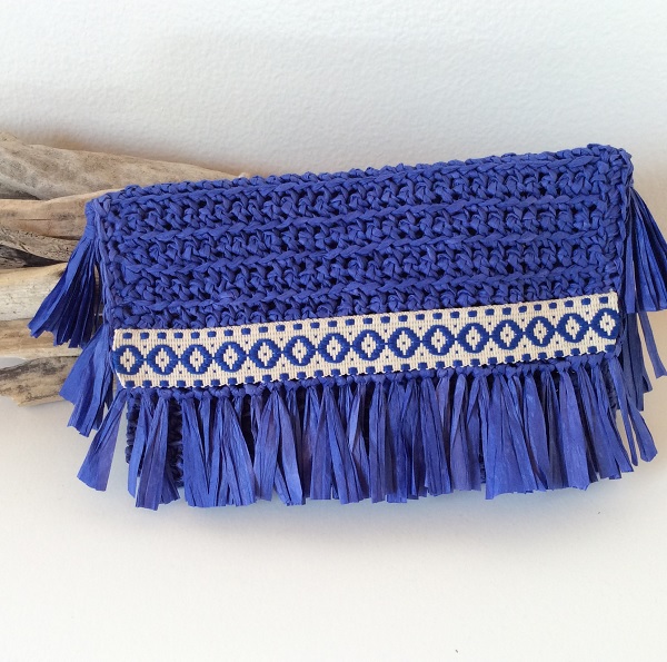 blu elettrico bohemien sacchetto di carta creativa e pizzo blu elettrico bohemien sacchetto di carta creativa e pizzo