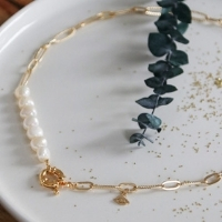 collier perles eau douce