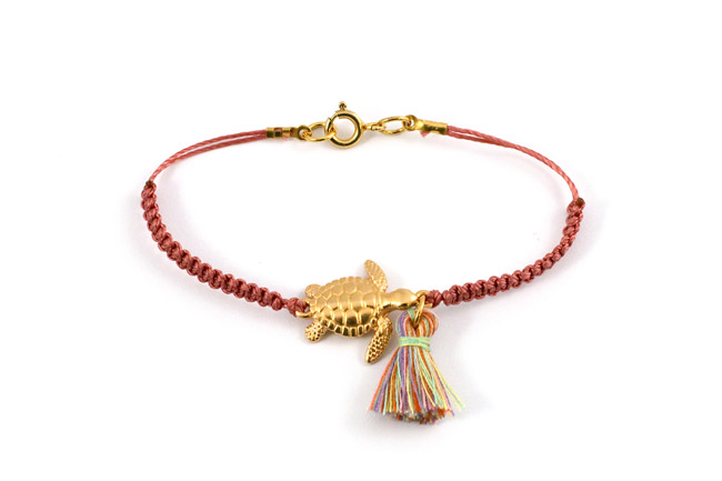 STEP6 braccialetto-macramè-insert-tartaruga-and-nappa