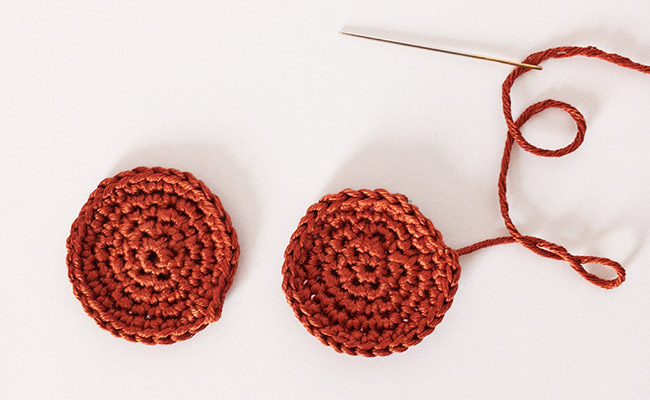 passaggio 2- biscotti all'uncinetto