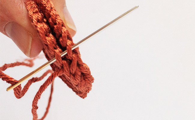 passaggio 3- biscotti all'uncinetto