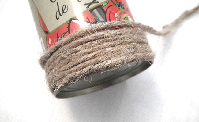Step 1 - DIY Deco - Ricicla una lattina - avvolgi il filo