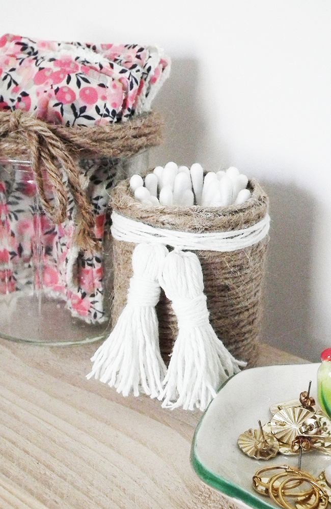 Pinterest - Fai da te - Ricicla un barattolo di latta - finale - ripostiglio per il bagno