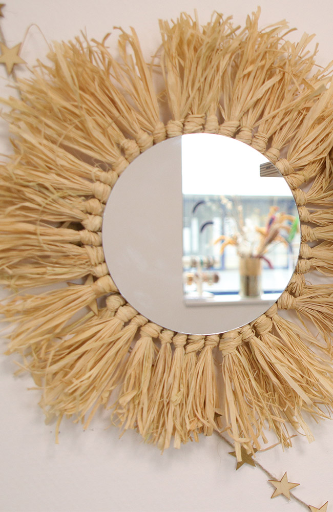 pinterest-fai da te specchio per raffia frange