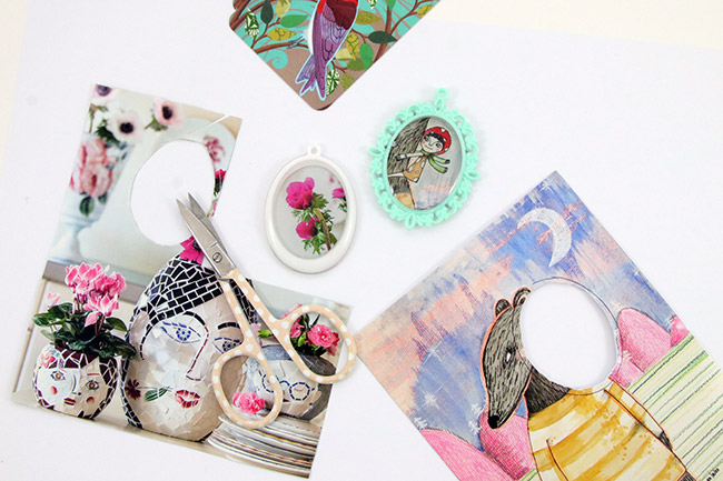 Résiner du papier et des photos