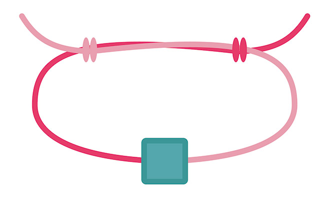 nodo scorrevole a doppio passaggio 4