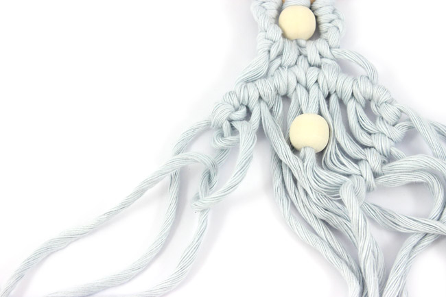 diy sapin en corde macramé