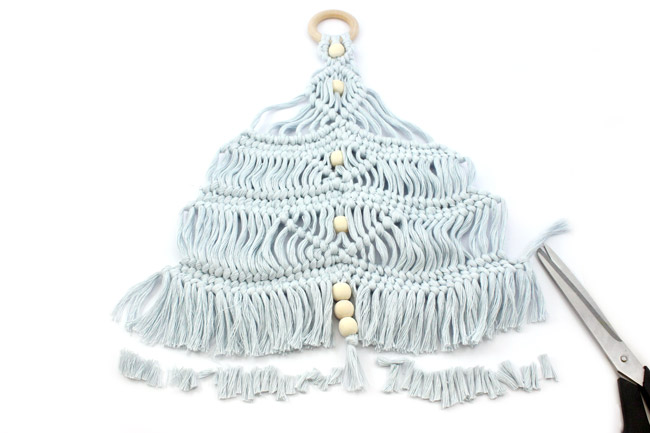 diy sapin macramé