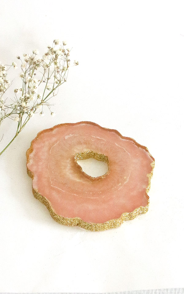 Schema Geode fetta di agata in resina Schema Geode fetta di agata in resina