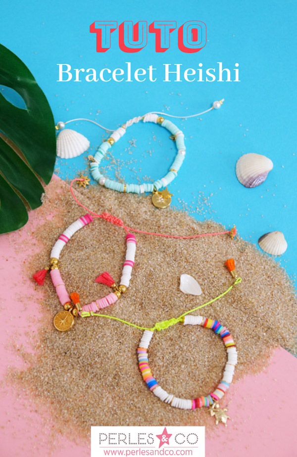 Schema Braccialetti colorati con rondelle Heishi e ciondoli estivi Schema Braccialetti colorati con rondelle Heishi e ciondoli estivi