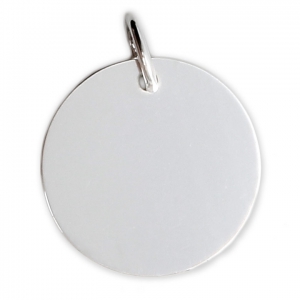 Medaglia da incidere - Fabbricazione europea - 18 mm Argento 925 x1