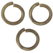 Anellini aperti rotondi 5x0.8 mm bronzo x25