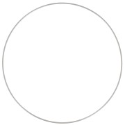 Cerchio nudo in metallo per acchiappasogni e abat-jour 25cm Grigio opaco