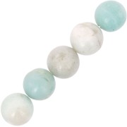 Perline Amazonite mm. 10 x5