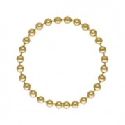 Anello sottile catenina a biglie 1.5mm in Gold filled Taglia 48-49 x1