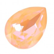 Crystal - Cabochon PureCrystal 4320 pera mm. 14x10 Crystal Peach DeLite x1 Cabochon PureCrystal 4320 pera mm. 14x10 Crystal Peach DeLite x1