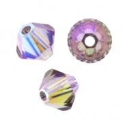 Light Amethyst - Biconi PureCrystal 5328 4 mm Light Amethyst Shimmer x50 Biconi PureCrystal 5328 4 mm Light Amethyst Shimmer x50