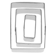 Rettangolo - Stampini tagliapasta rettangolo x3 Stampini tagliapasta rettangolo x3