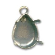 Castone pendente PureCrystal 4320 mm. 14x10 bronzo