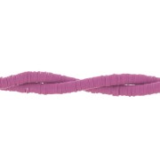 Perle rondelle in pasta polimerica Heishi 6x1 mm Orchidea x43 cm