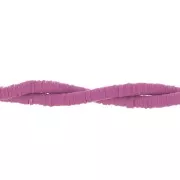 Perle rondelle in pasta polimerica Heishi 6x1 mm Orchidea x43 cm