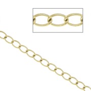 Catena Rombo 2.5 mm Acciaio inox Dorato 316L x 50cm